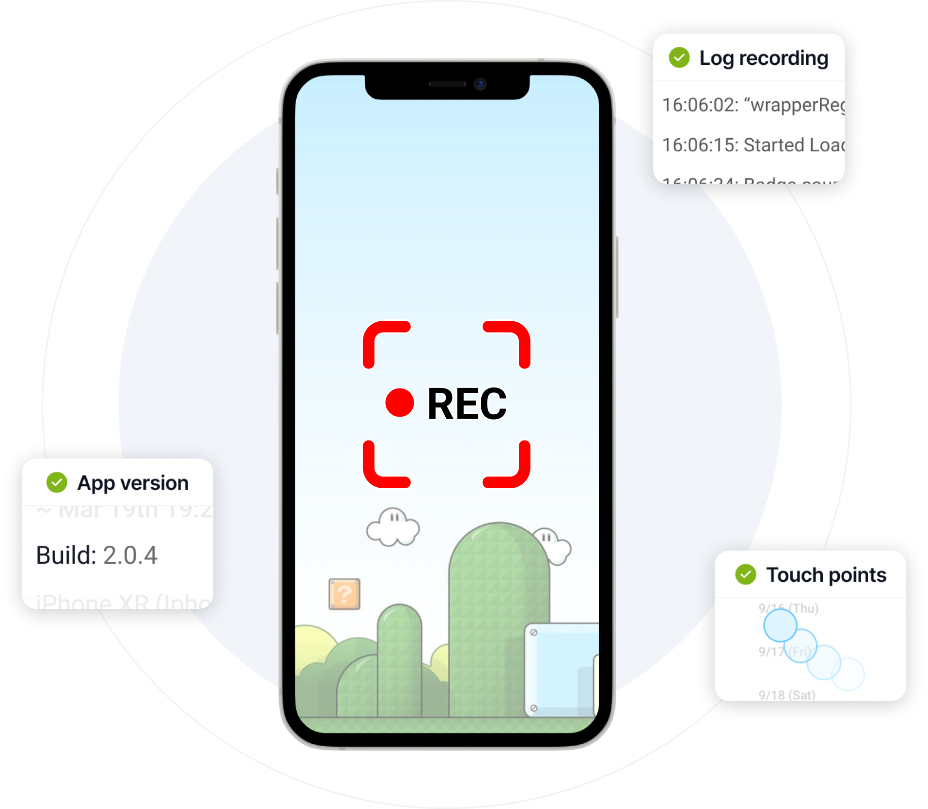 effi App screen recording / Game screen recording / App log recording